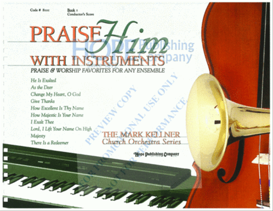 Praise Him with Instruments Orchestra scores gallery preview page 2