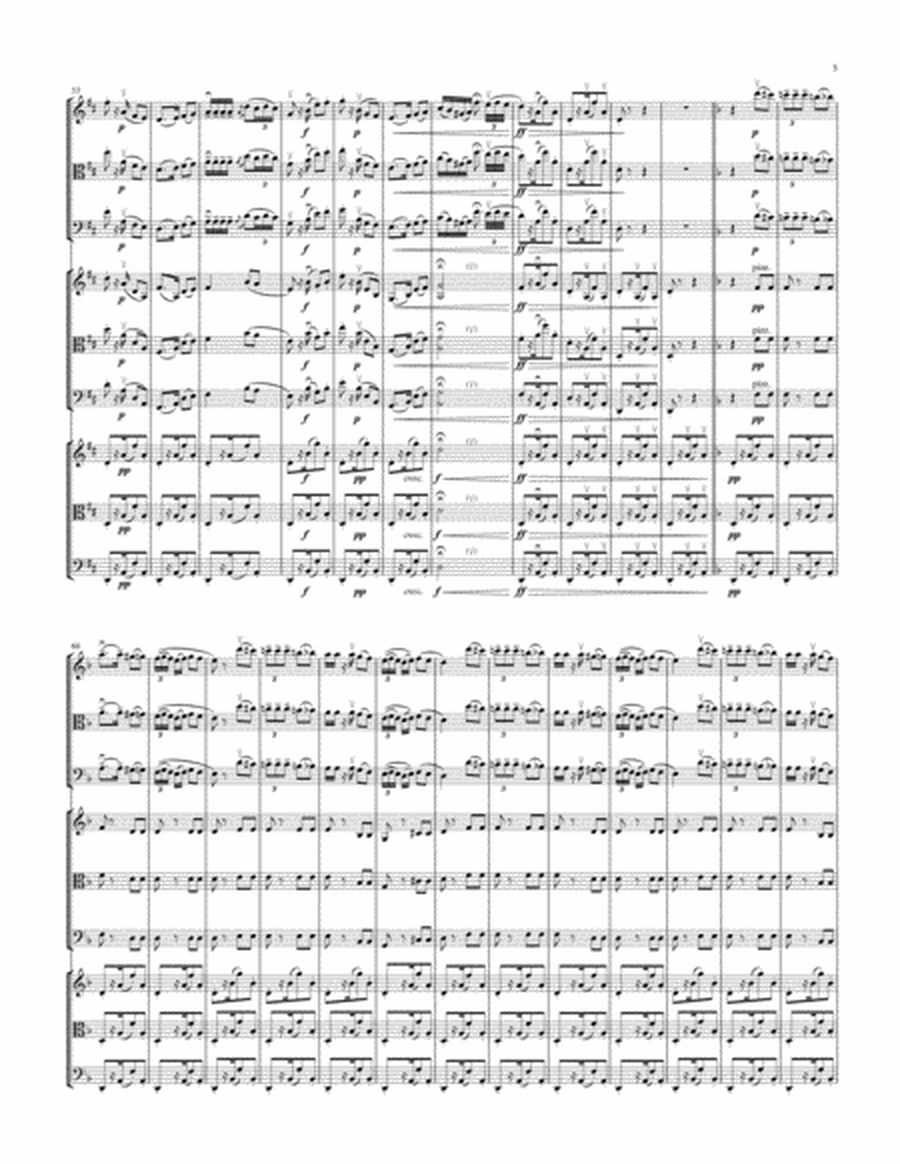 "Habanera" from Bizet's Carmen - for String Trio (ANY COMBINATION) - Score & Parts. image number null