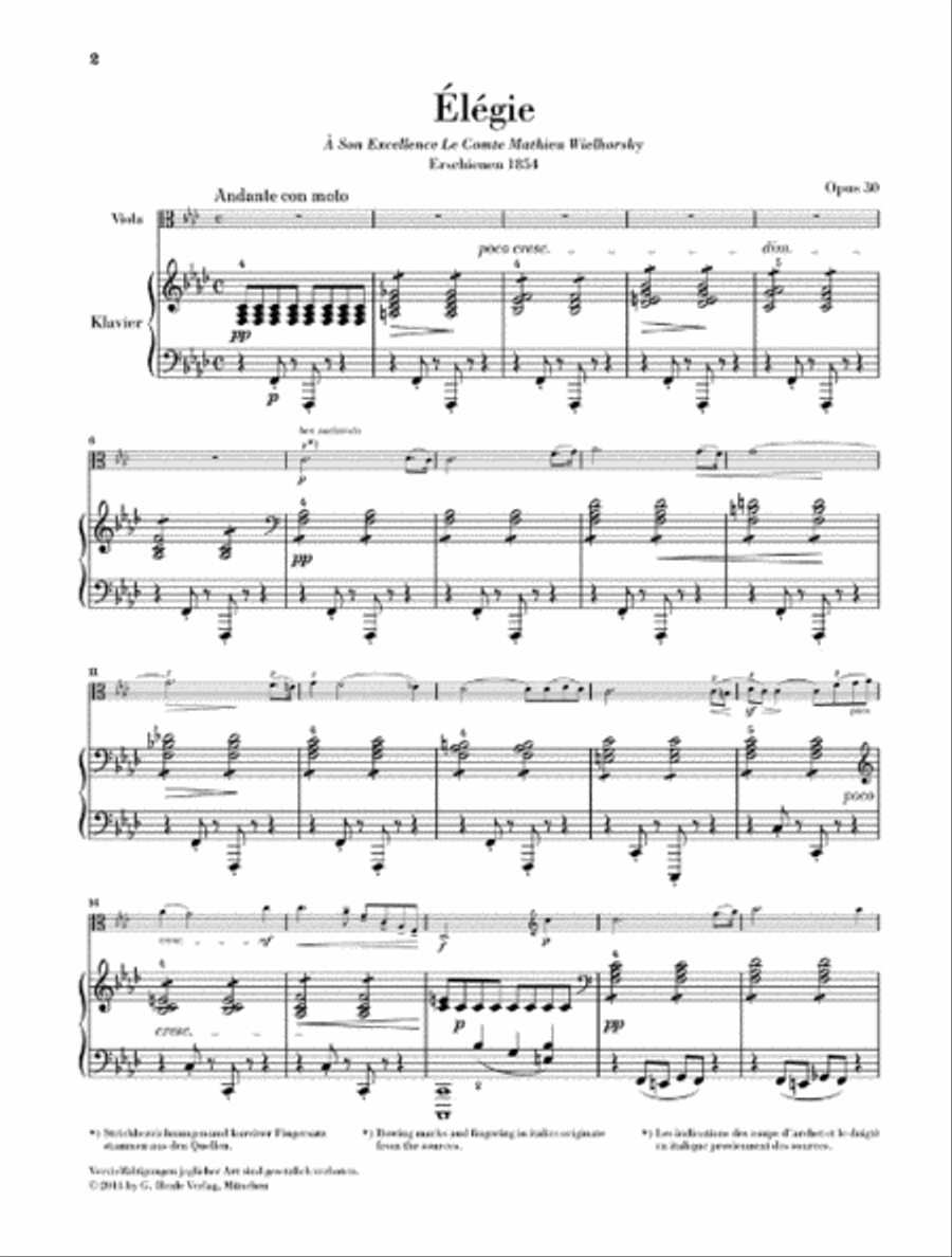 Élégie Op. 30 Piano Accompaniment scores gallery preview page 3