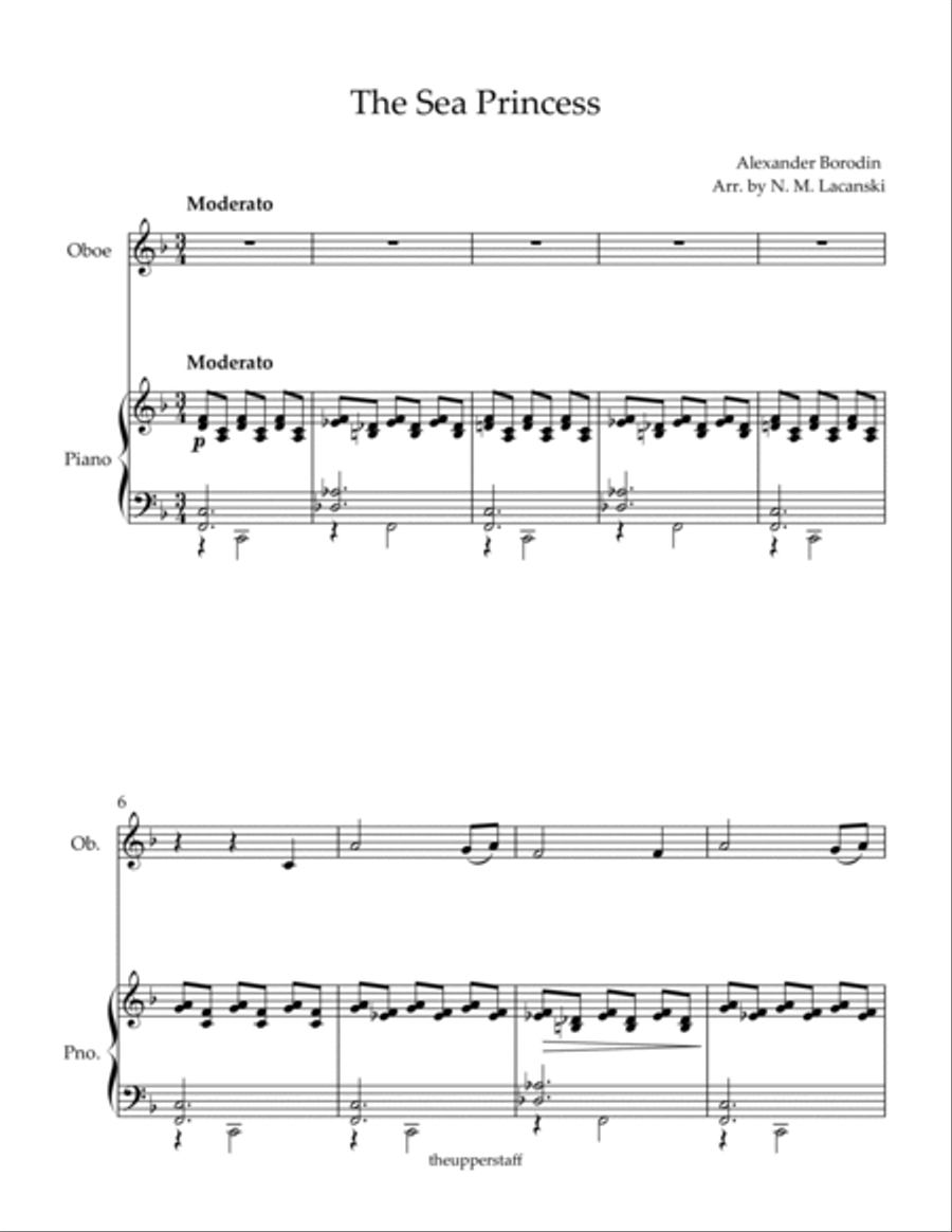 The Sea Princess Piano scores gallery preview page 2