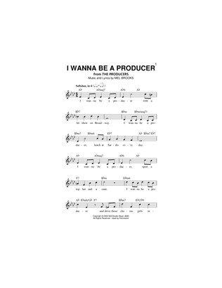 Book cover for I Wanna Be A Producer