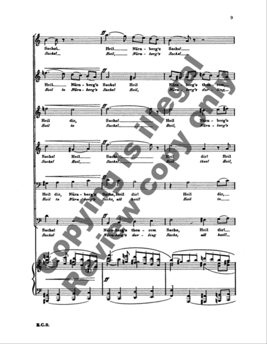 Meistersinger chorus hotsell
