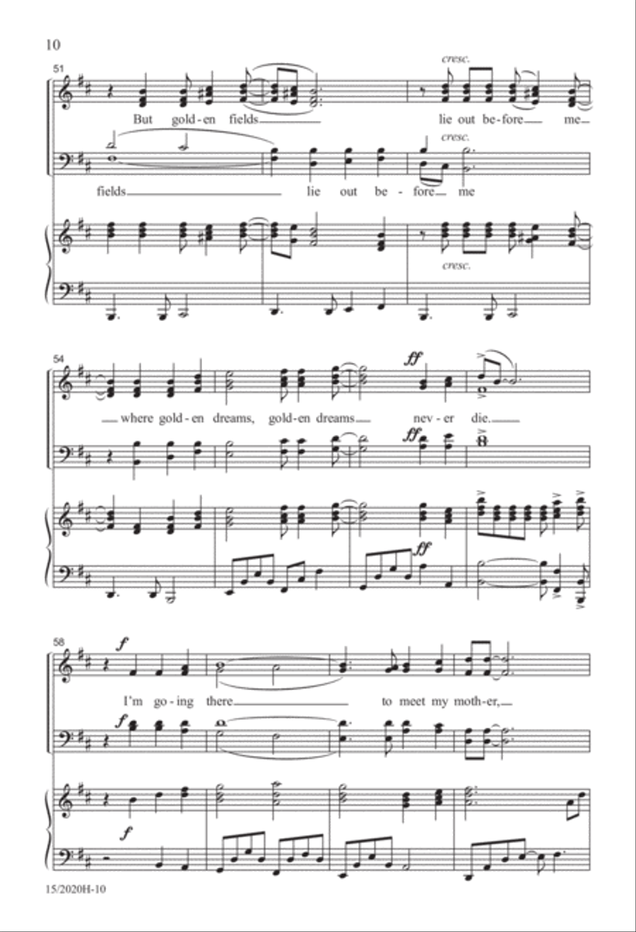 Wayfaring Stranger 4-Part scores gallery preview page 10