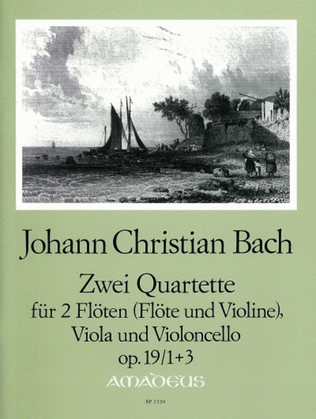 Book cover for 2 Quartets op. 19/1&3