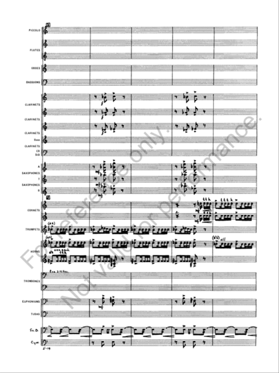 Scheherazade Scheherazade Concert Band scores gallery preview page 16