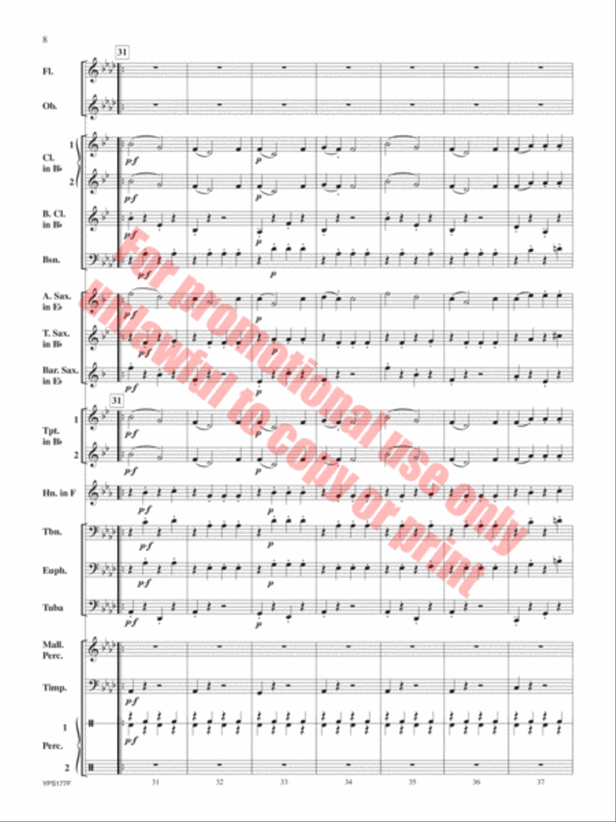 Feuerfest Feuerfest Concert Band scores gallery preview page 9