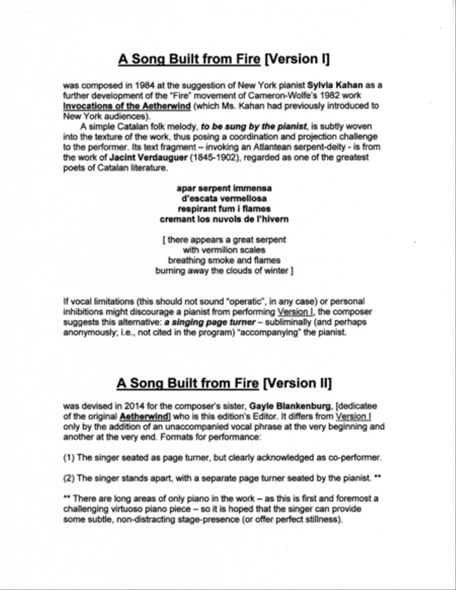 [Cameron-Wolfe] A Song Built From Fire Voice scores gallery preview page 4