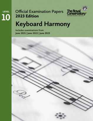 Book cover for 2023 Official Examination Papers: Level 10 Keyboard Harmony