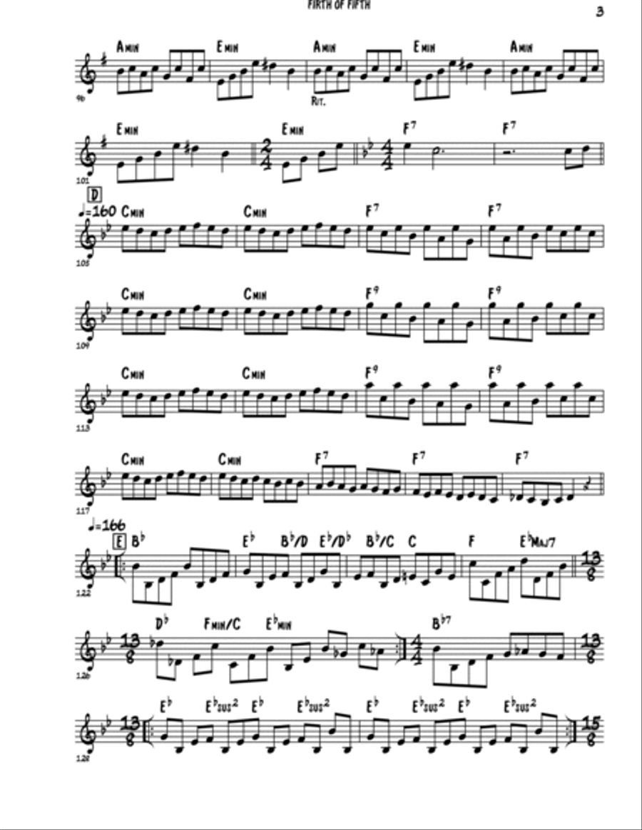 Firth Of Fifth Piano Solo scores gallery preview page 3