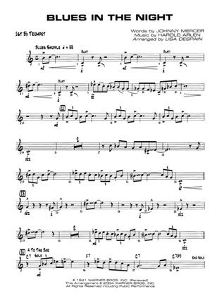 Blues in the Night: 1st B-flat Trumpet