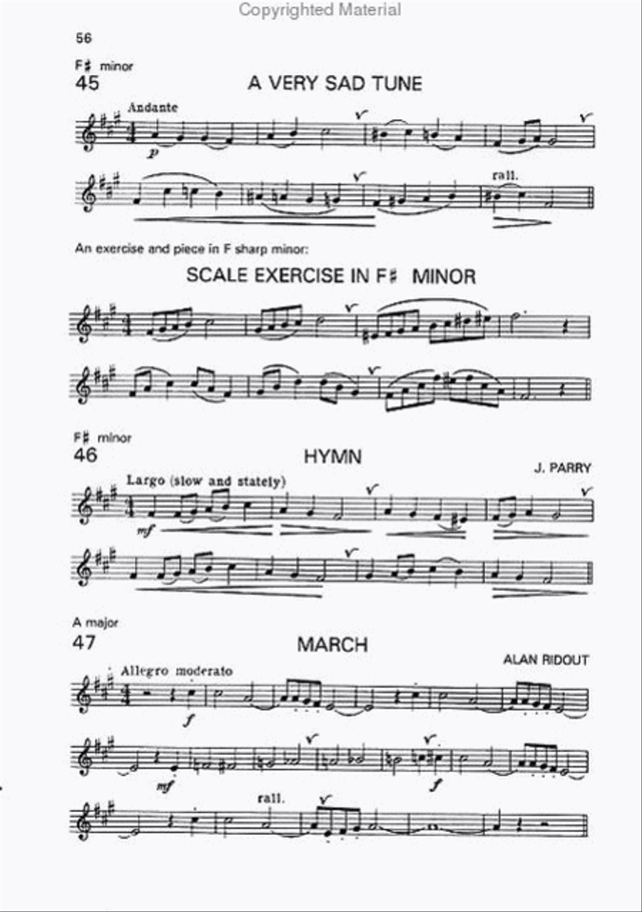 Beginner's Book for the Flute - Part Two Flute scores gallery preview page 2