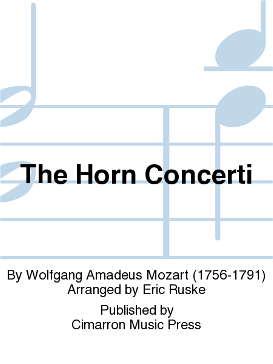 The Horn Concerti The Horn Concerti Piano Accompaniment scores gallery preview page 1
