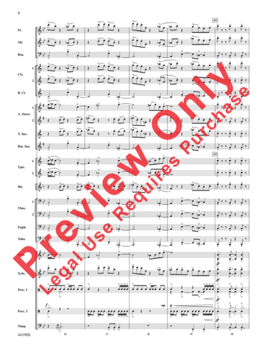 Dynamo Concert Band scores gallery preview page 9