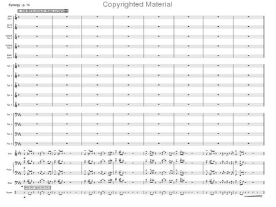 Synergy Jazz Ensemble scores gallery preview page 13