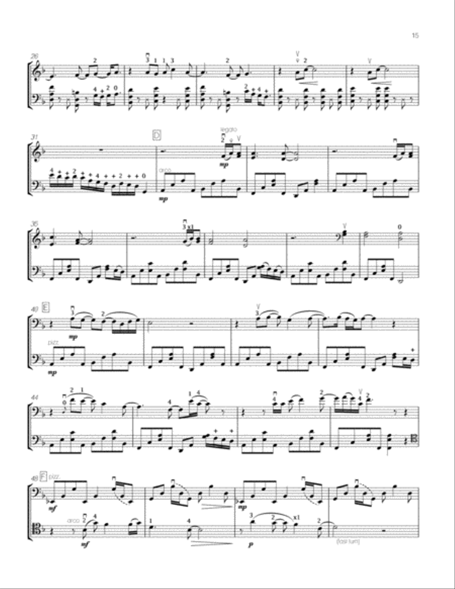 Reconciliation for Two Cellos String Duet scores gallery preview page 3