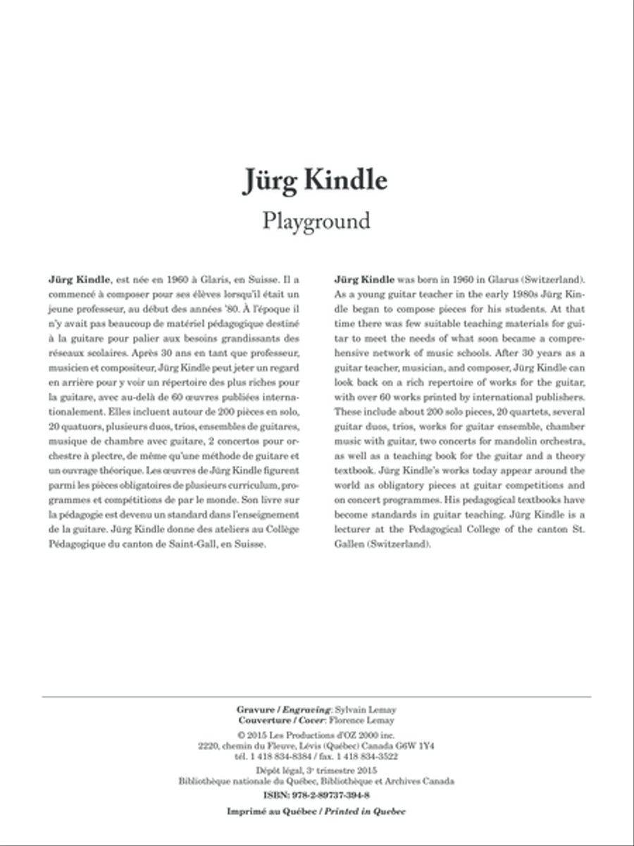 Playground Playground Classical Guitar scores gallery preview page 1