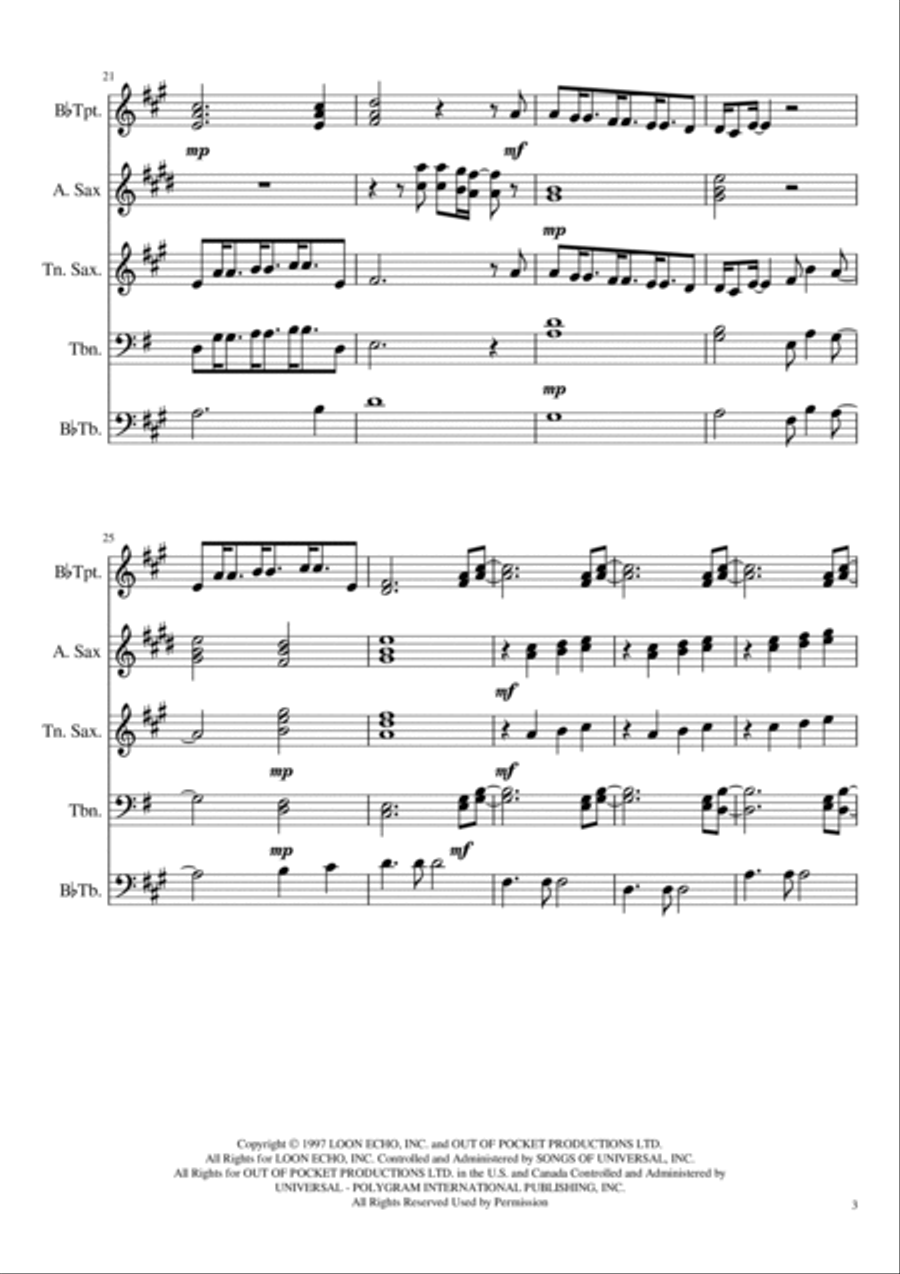 From This Moment On Large Ensemble scores gallery preview page 3