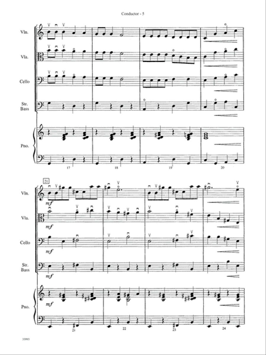 Classics for a Christmas Pops, Level 1: Score String Orchestra scores gallery preview page 5