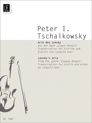 Book cover for Lensky's Aria