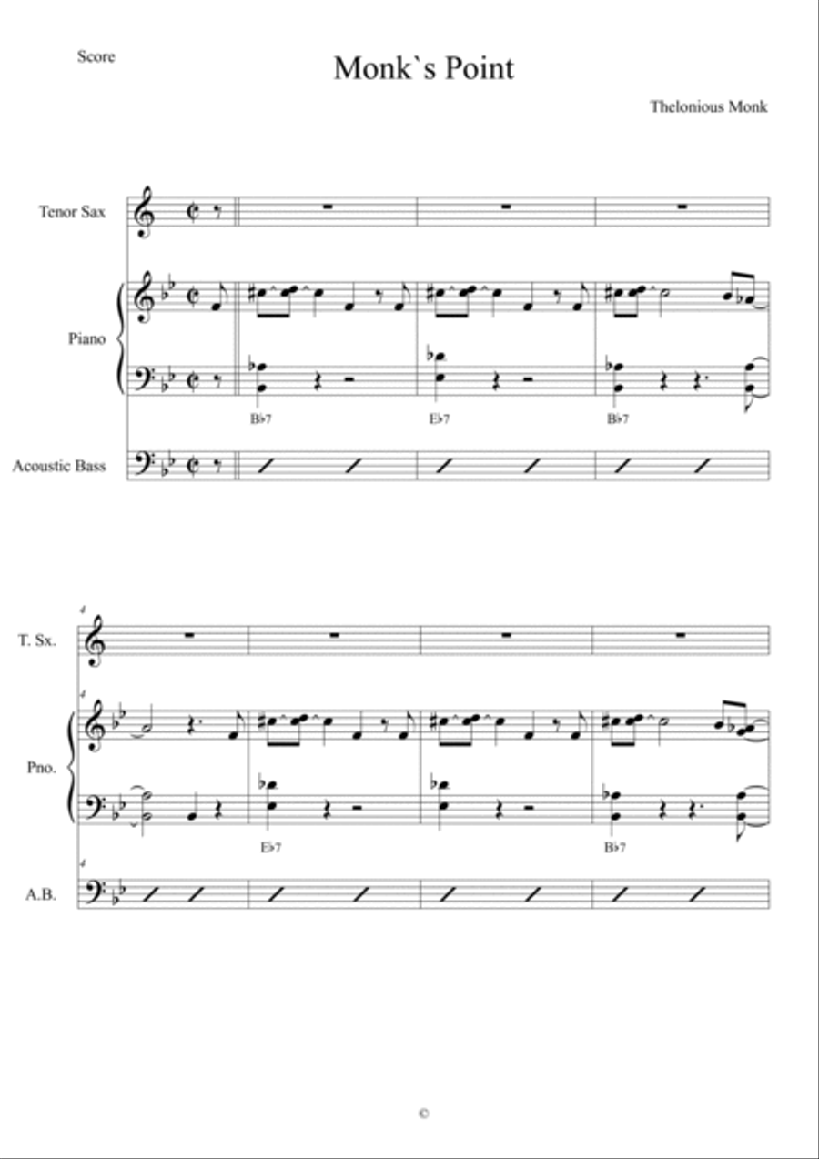 Monk's Point Small Ensemble scores gallery preview page 2