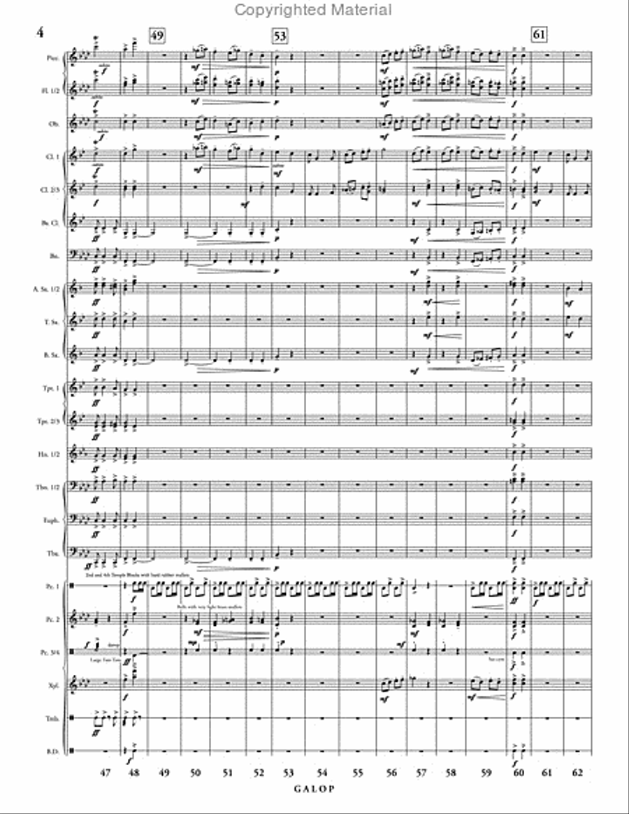 Galop Concert Band scores gallery preview page 5