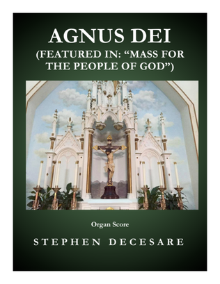 Book cover for Agnus Dei (from "Mass for the People of God" - Organ Score)