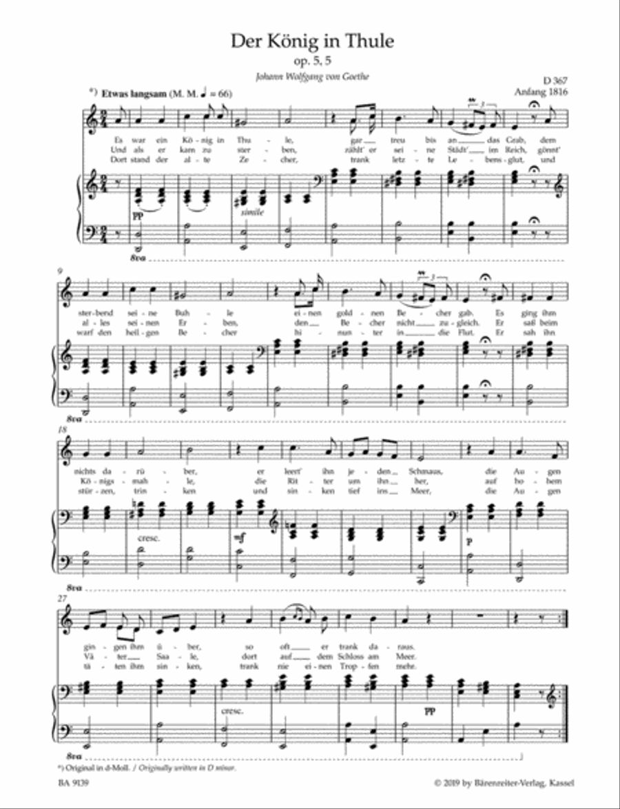 A Taste of Schubert for Medium Voice Medium Voice scores gallery preview page 2