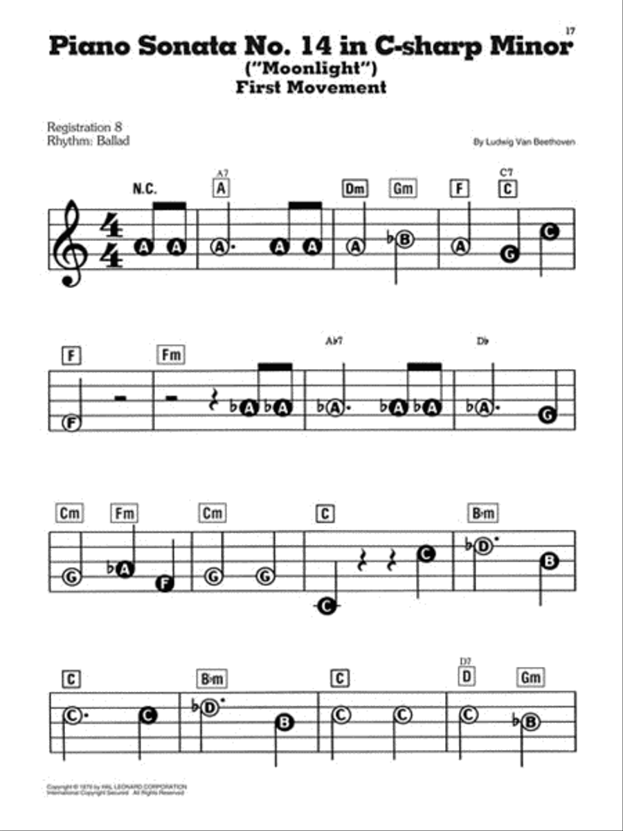The Best of Beethoven Electronic Keyboard scores gallery preview page 3