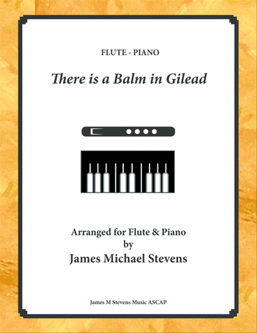 There is a Balm in Gilead - Flute & Piano Flute Solo scores gallery preview page 1