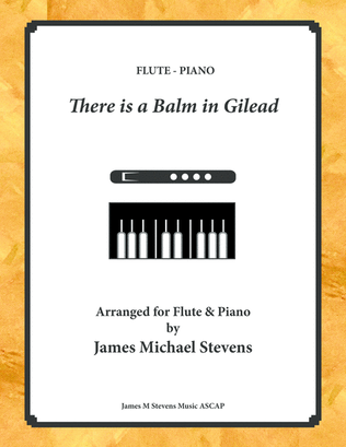 Book cover for There is a Balm in Gilead - Flute & Piano