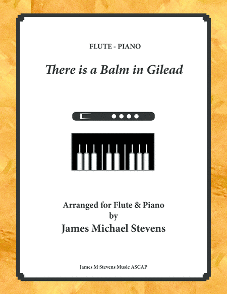 There is a Balm in Gilead - Flute & Piano image number null