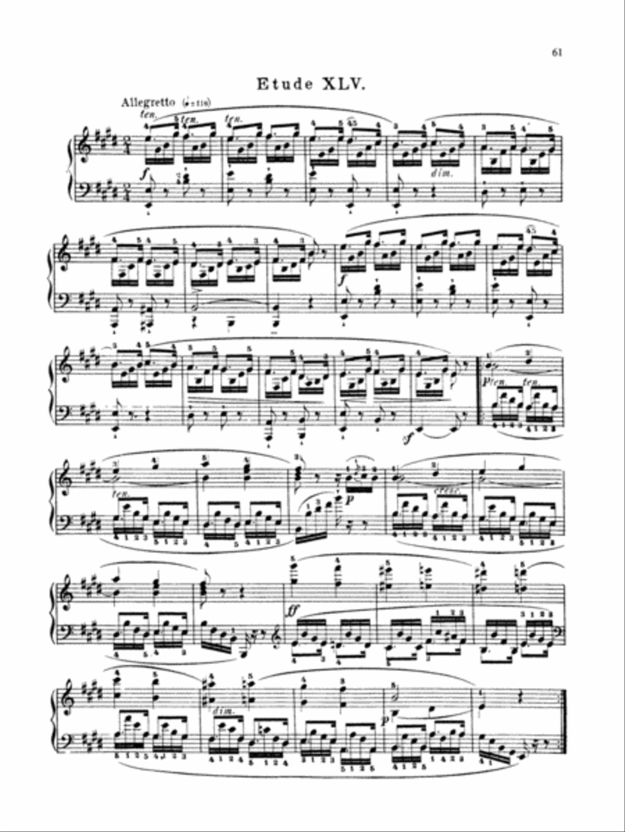 Bertini: Forty-eight Studies, Op. 29 & 32 Piano Method scores gallery preview page 1