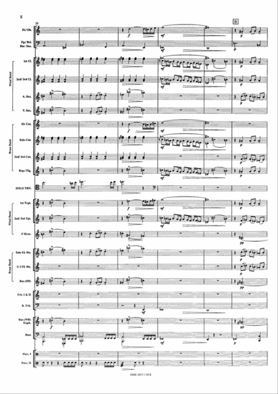 Prelude & Dance Prelude & Dance Brass Band scores gallery preview page 9