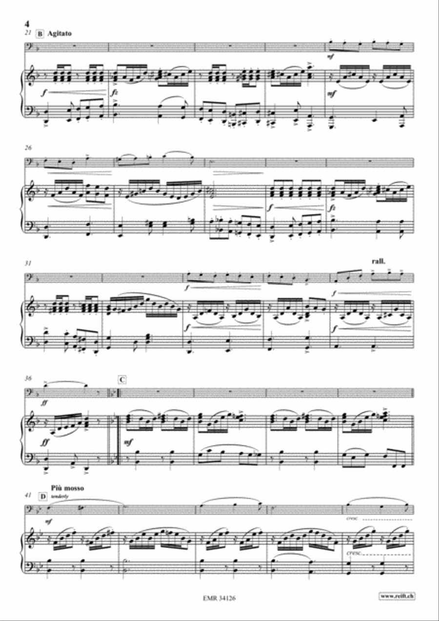 Hebe Lullaby Bassoon Solo scores gallery preview page 4
