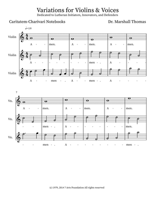 Variations for Violins & Voices