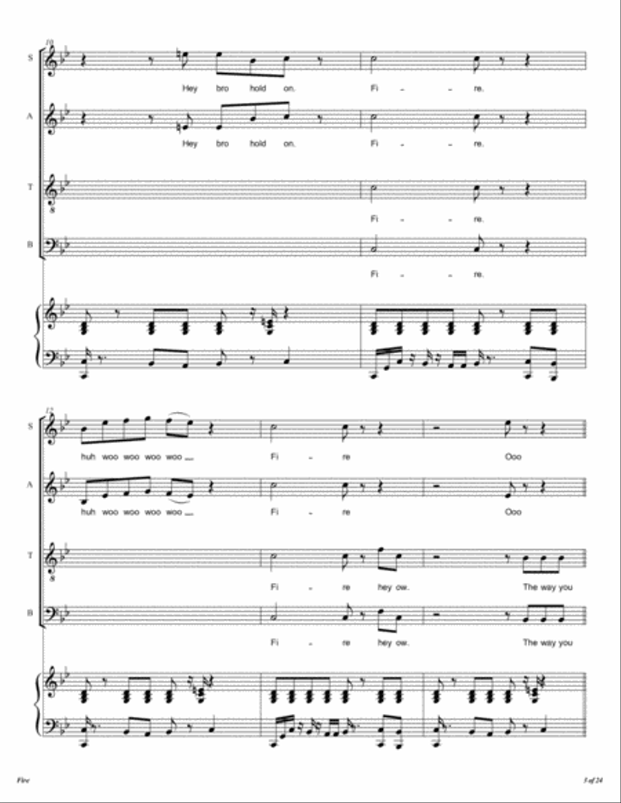 Fire 4-Part scores gallery preview page 4