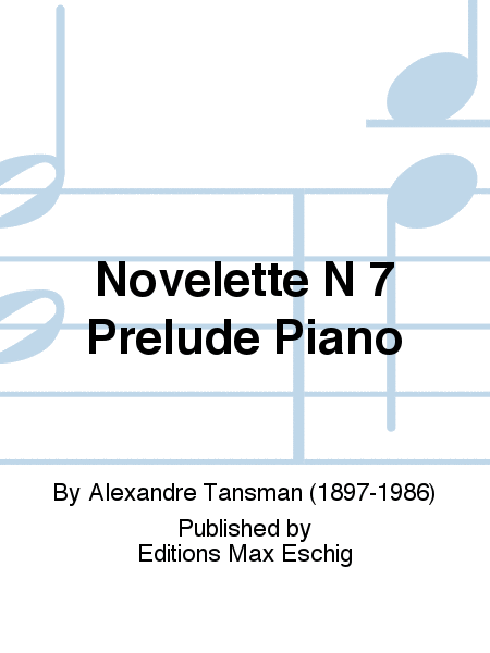 Novelettes pour Piano No. 7 Prelude