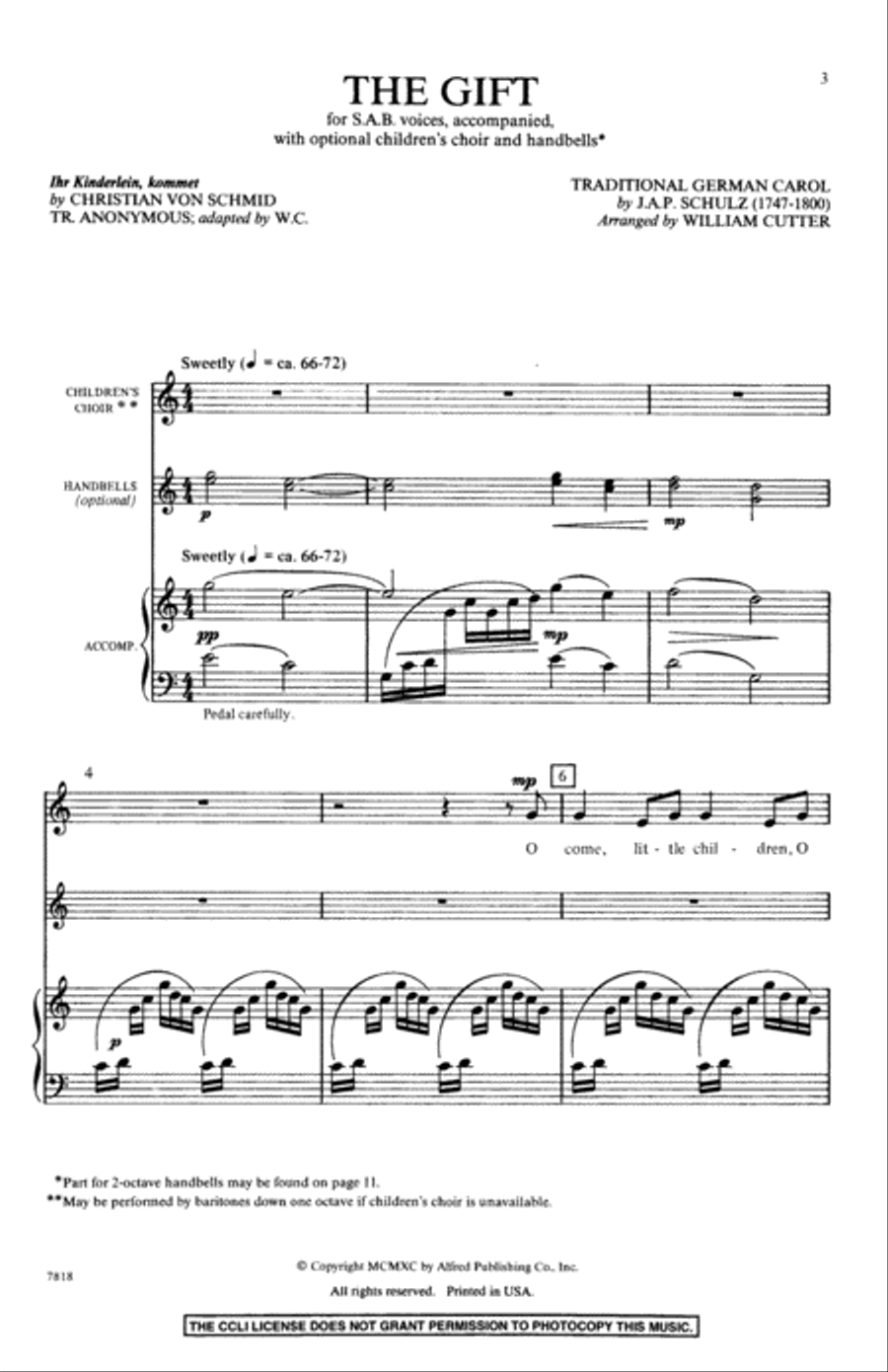 The Gift 3-Part scores gallery preview page 3