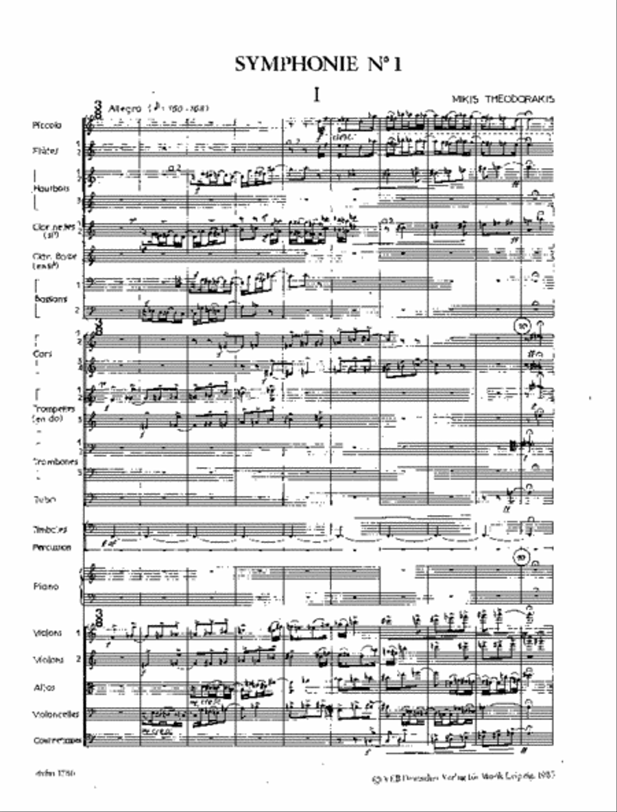 Symphony No. 1 Orchestra scores gallery preview page 2