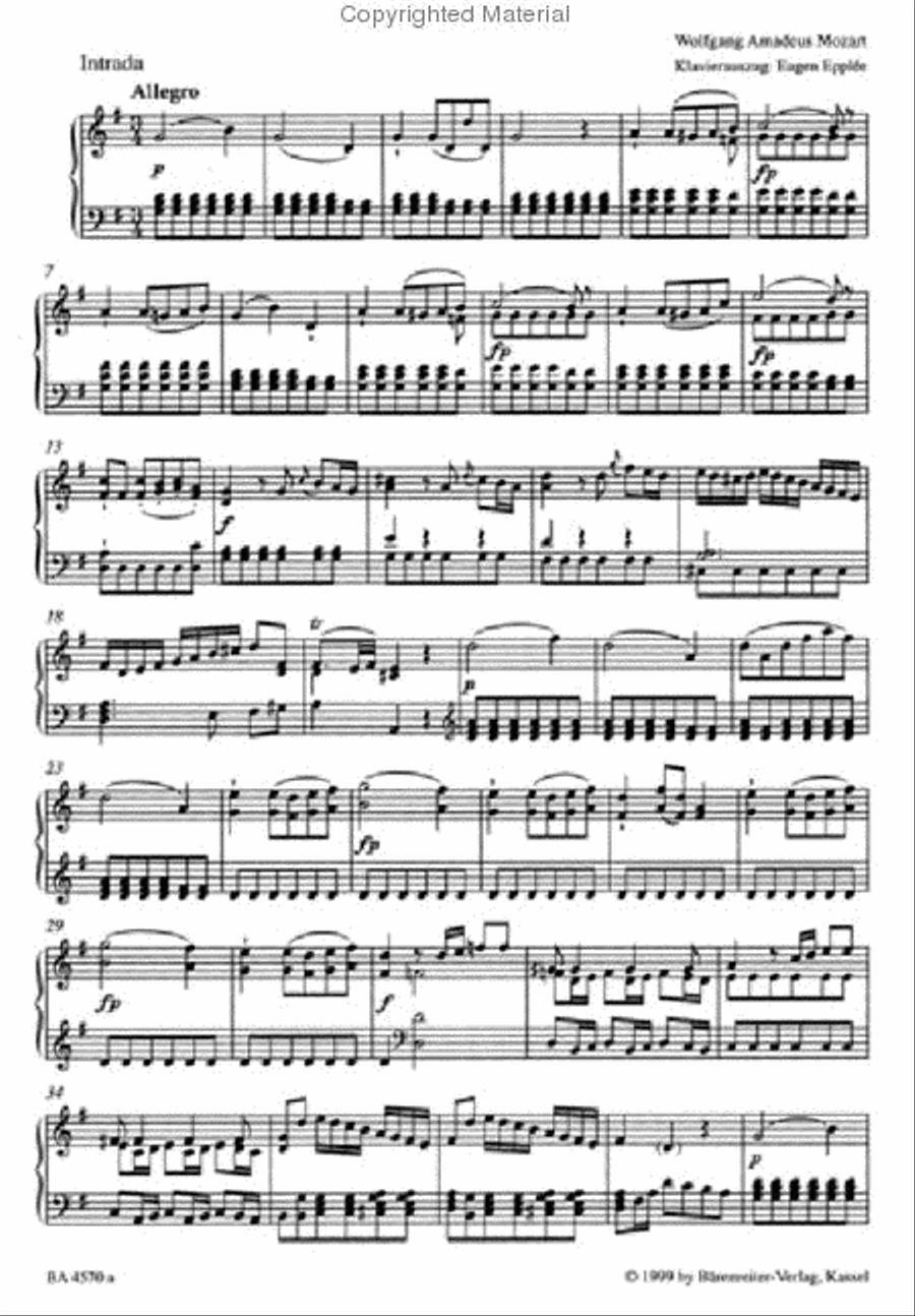 Bastien and Bastienne, KV 50 (46b) Tenor Voice scores gallery preview page 2
