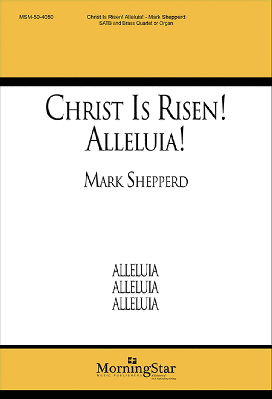 Christ Is Risen! Alleluia! 4-Part scores gallery preview page 1