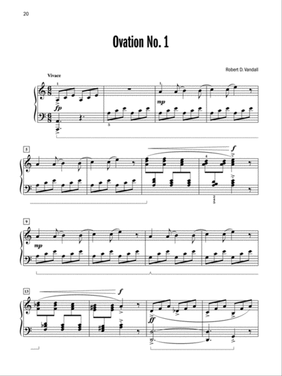 Celebrated Virtuosic Solos, Book 4 Piano Solo scores gallery preview page 5