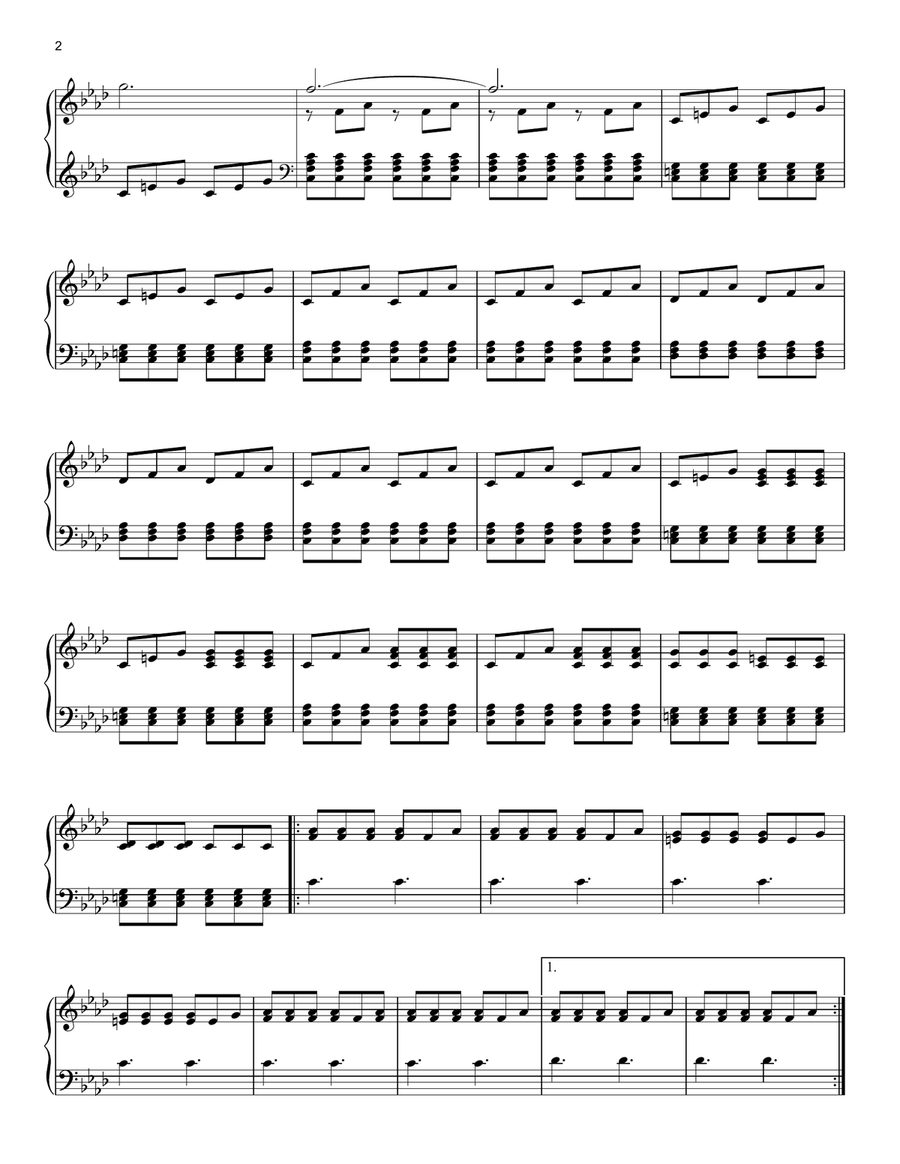 London Calling Piano Solo scores gallery preview page 2
