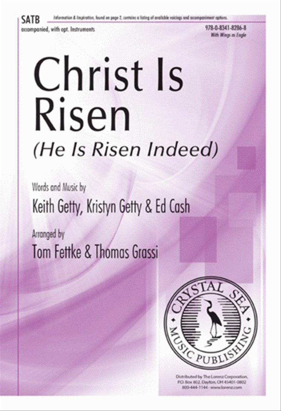 Christ Is Risen (He Is Risen Indeed) 4-Part scores gallery preview page 1