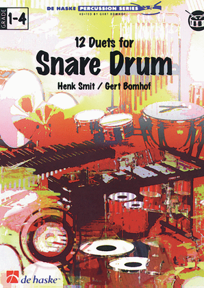 Book cover for 12 Duets For Snare Drum