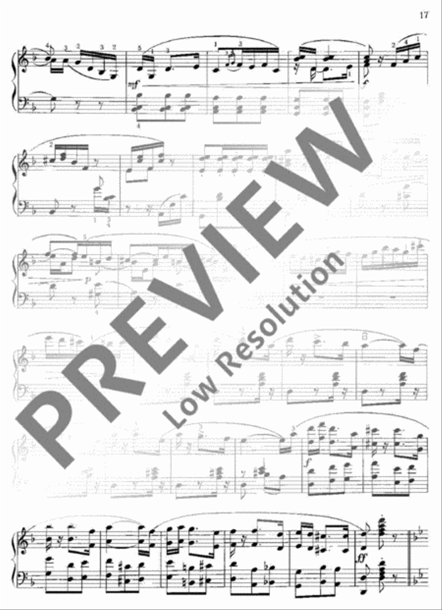 Selected Piano Works Piano Solo scores gallery preview page 18