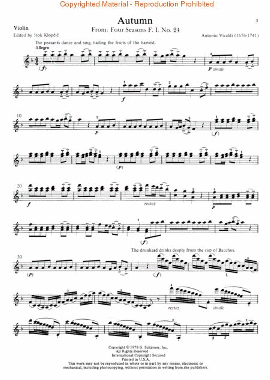 Schirmer Library of Classics Volume 1929 Violin Solo scores gallery preview page 2