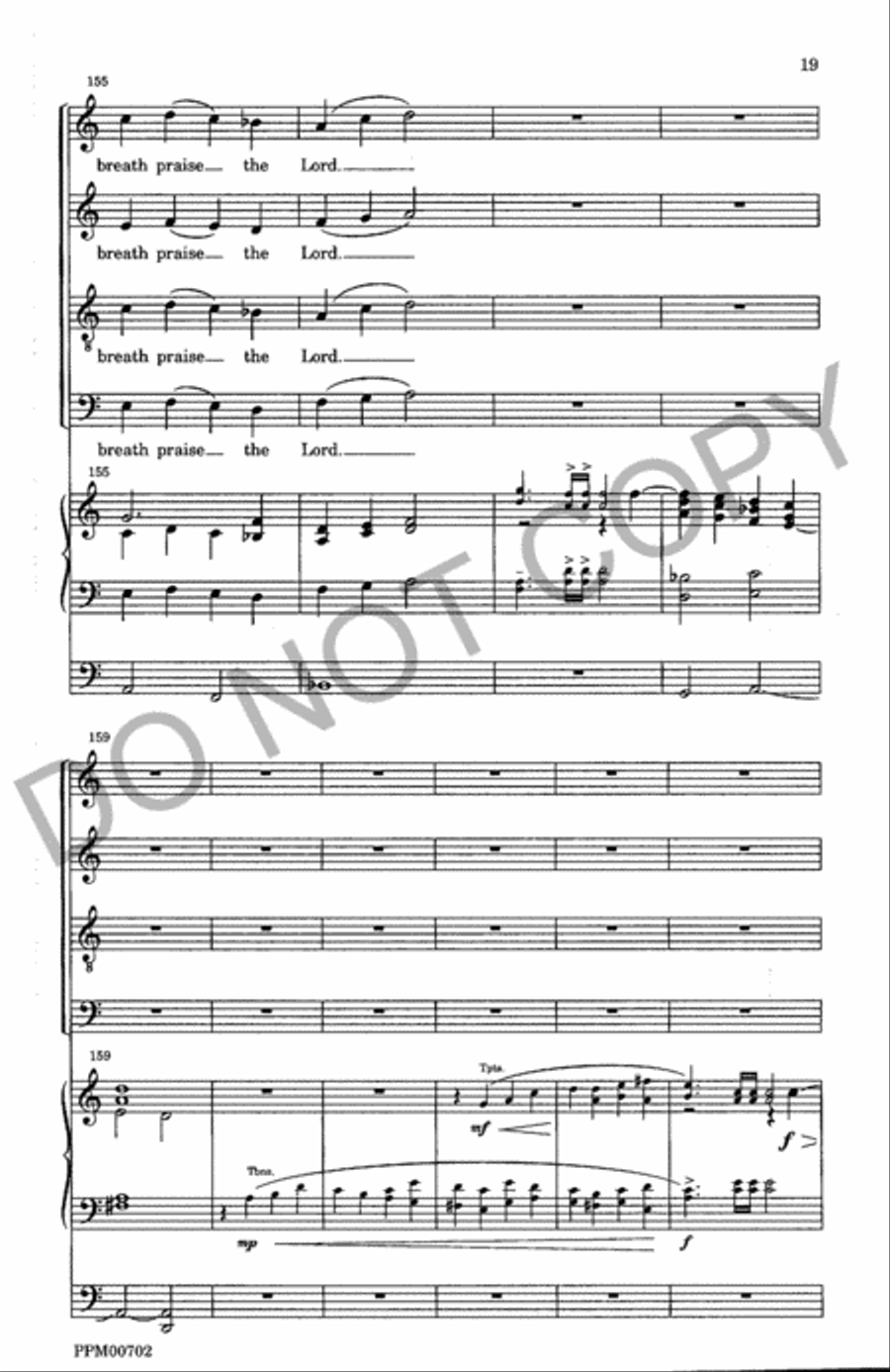 Alleluia! Christ is Risen 4-Part scores gallery preview page 20