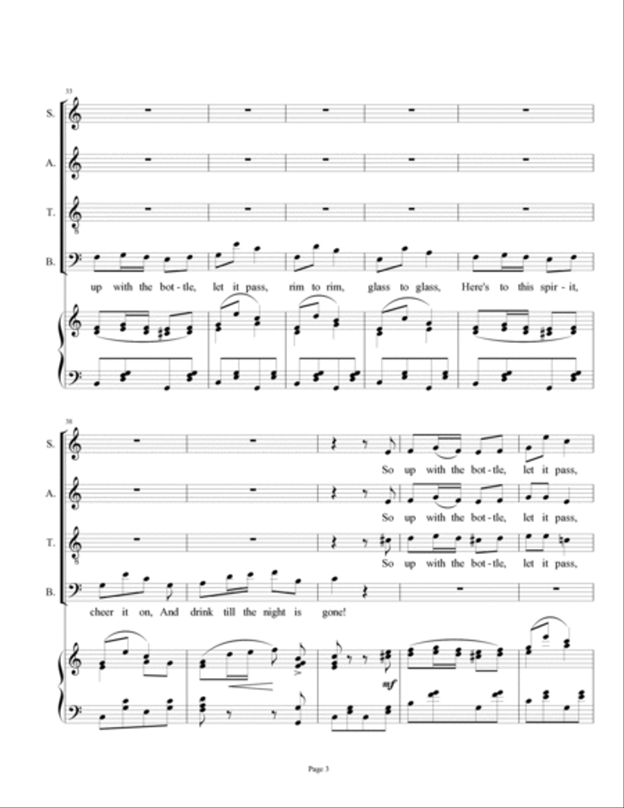 Champagne Trio (+1), Die Fledermaus School and Community scores gallery preview page 3