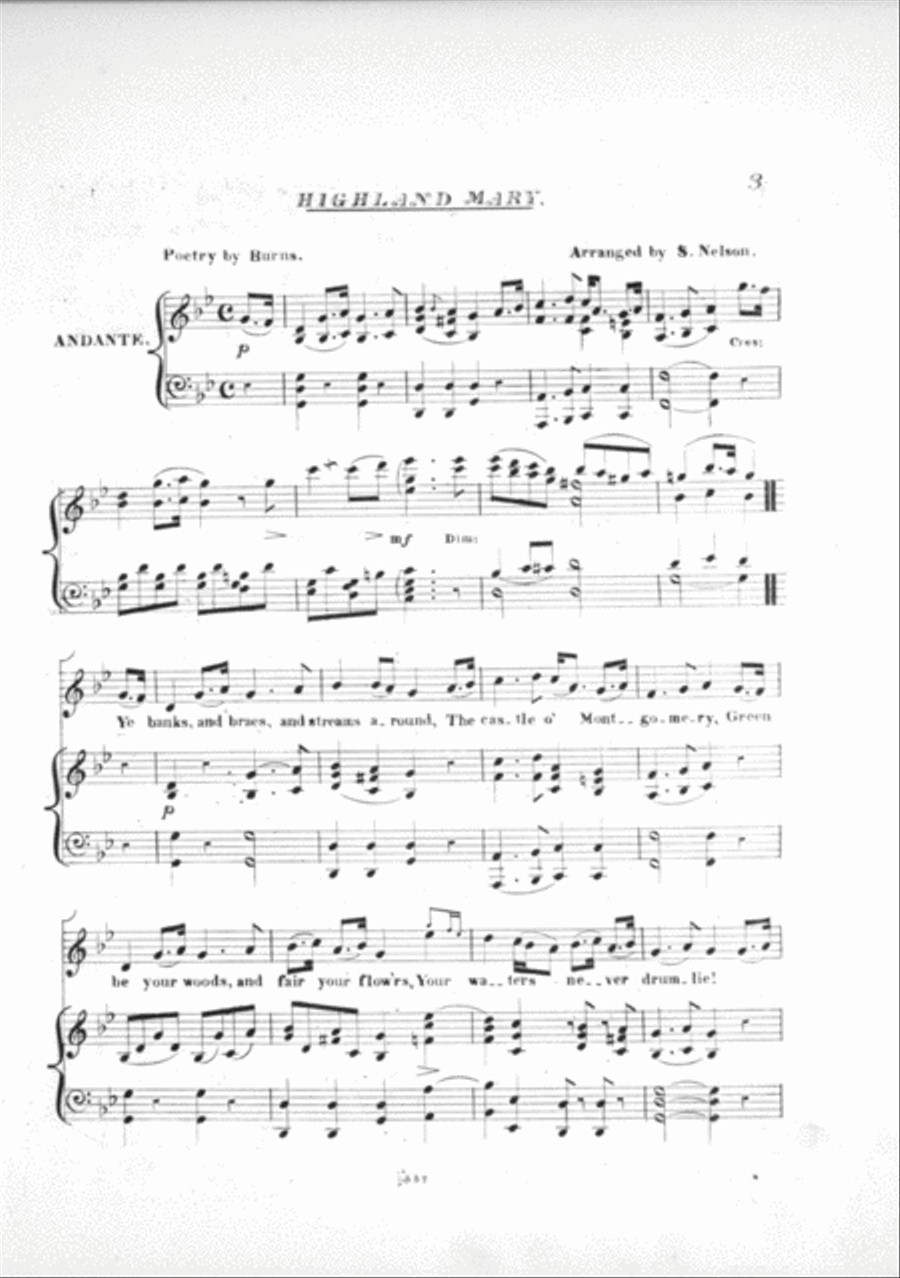 Highland Mary Voice scores gallery preview page 2